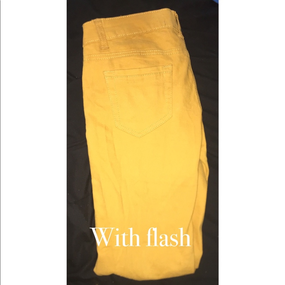 SOLD! Misguided Mustard Color Skinny, Jeans Size 5 - Picture 7 of 7